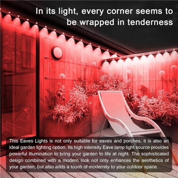 300FT Permanent Outdoor Lights,RGB Eaves Light with App Control Remote, DIY - Picture 4 of 7